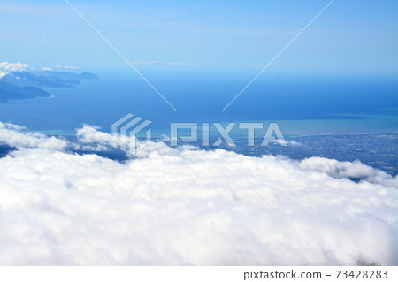 Object of worship and source of art-superb view of Mt. Fuji 5th station 73428283