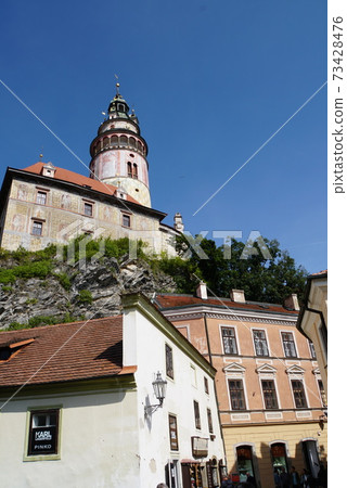 Cesky Krumlov Castle Tower Cesky Krumlov Castle Tower 73428476