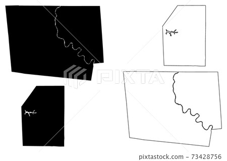 Bradford and Butler County, Commonwealth of Pennsylvania (U.S. county, United States of America, USA, U.S., US) map vector illustration, scribble sketch map Bradford and Butler County, Commonwealth of Pennsylvania (U.S. county, United States of America, USA, U.S., US) map vector illustration, scribble sketch map 73428756