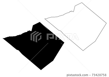 Berks County, Commonwealth of Pennsylvania (U.S. county, United States of America, USA, U.S., US) map vector illustration, scribble sketch Berks map 73428758