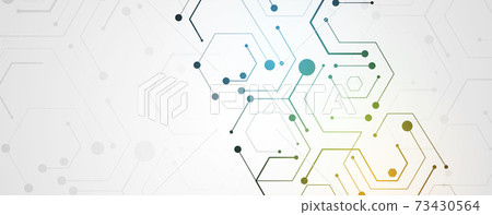 Abstract hexagon background. Technology poligonal design. Digital futuristic minimalism Abstract hexagon background. Technology poligonal design. Digital futuristic minimalism 73430564