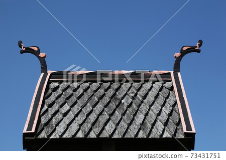 Viking roof on a bell, Denmark Viking roof on a bell, Denmark 73431751