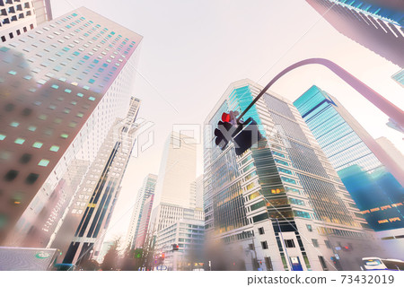 大手町的動漫風格摩天大樓 73432019