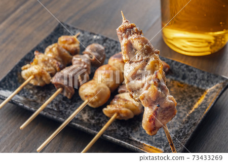 烤雞肉串 73433269