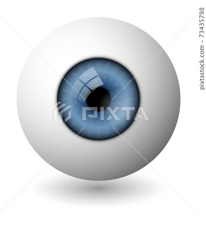 Vector eyeball in gradient style Vector eyeball in gradient style 73435798