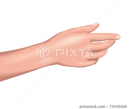 Vector wrist in gradient stye. Digital art 73436806