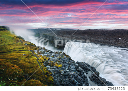 Most powerful waterfall Dettifoss 73438223