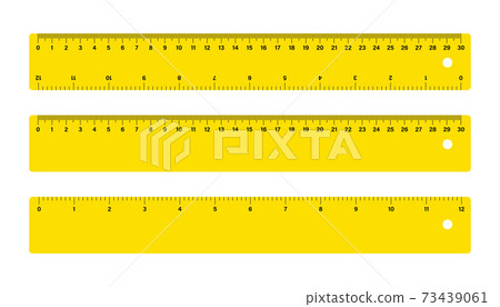 30cm Measure Tape ruler school metric measurement. Metric ruler 73439061