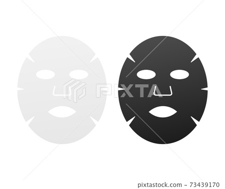 Facial Mask Cosmetics Packaging. Package design for face mask on white background. Facial Mask Cosmetics Packaging. Package design for face mask on white background. 73439170
