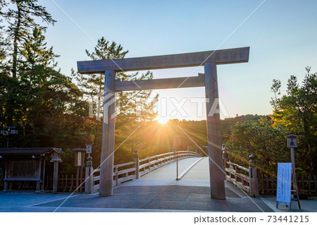 Asahi and Ise Jingu, Ise City, Mie Prefecture 73441215