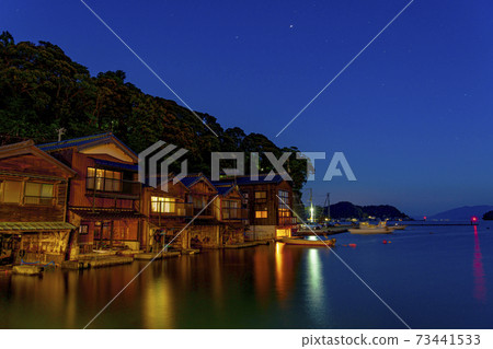 Night view of Funa ya in Kyoto Ine Night view of Funa ya in Kyoto Ine 73441533