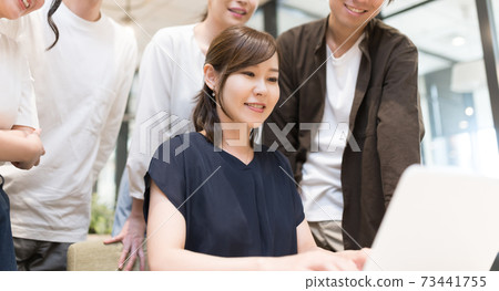 Casual business scene Casual business scene 73441755