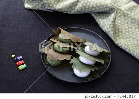 Kashiwa mochi, iris, Tango no sekku 73443817