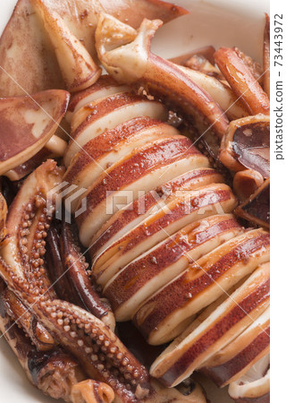 美味的烤魷魚 美味的烤魷魚 73443972
