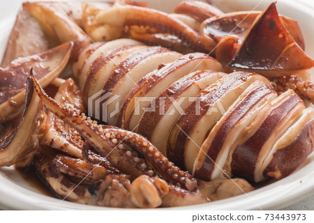 美味的烤魷魚 美味的烤魷魚 73443973