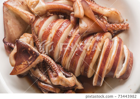 美味的烤魷魚 73443982