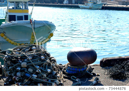 Mochimune fishing port after shirasu fishing 73444876