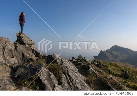 Doi Pha Tang at sunset. 73445002