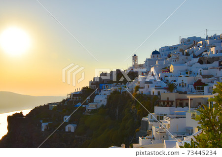 [Greece] Sunset on Santorini 73445234