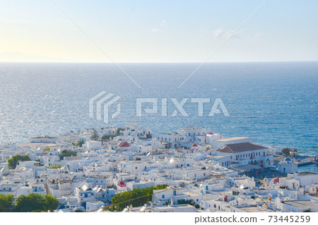 [希臘]米克諾斯島米克諾斯鎮全景 73445259