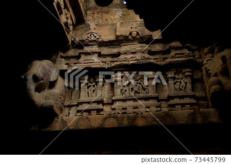 Inside Virupaksha Temple, Pattadakal 73445799