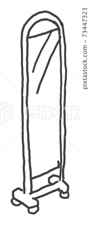 Amami Oshima Tsumugi experience illustration full-length mirror 73447323