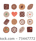 Various chocolate 73447772