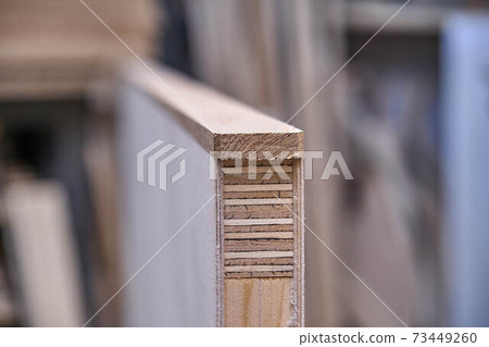 Joinery. Door leaf. Wood door manufacturing process. Furniture manufacture Joinery. Door leaf. Wood door manufacturing process. Furniture manufacture 73449260