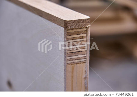 Joinery. Door leaf. Wood door manufacturing process. Furniture manufacture 73449261