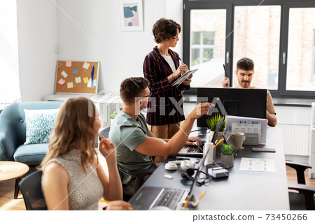 business team or startuppers working at office business team or startuppers working at office 73450266