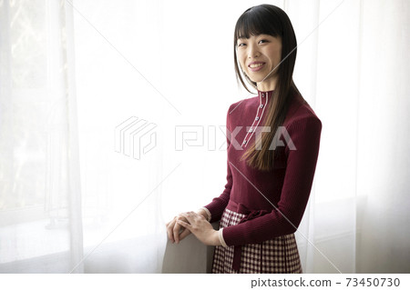 Female beauty portrait 73450730