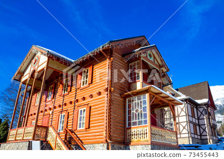 The popular ski resort in Tatranska Lomnica, High Tatras at winter The popular ski resort in Tatranska Lomnica, High Tatras at winter 73455443