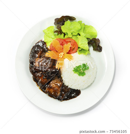 Spicy Braised Pork Belly with Rice 73456105