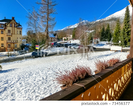 Traditional house in Stary Smokovec. Slovakia 73456377