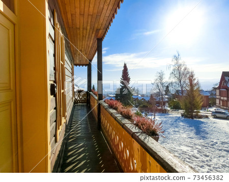 Traditional house in Stary Smokovec. Slovakia 73456382