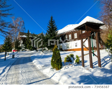 Traditional house in Stary Smokovec. Slovakia Traditional house in Stary Smokovec. Slovakia 73456387