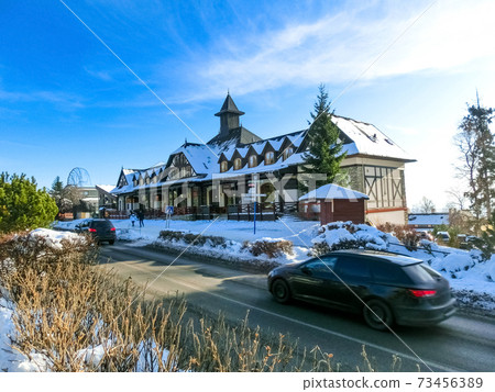 Traditional house in Stary Smokovec. Slovakia 73456389