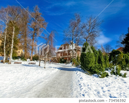 Traditional house in Stary Smokovec. Slovakia Traditional house in Stary Smokovec. Slovakia 73456392