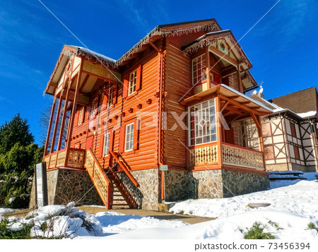 The popular ski resort in Tatranska Lomnica, High Tatras at winter The popular ski resort in Tatranska Lomnica, High Tatras at winter 73456394