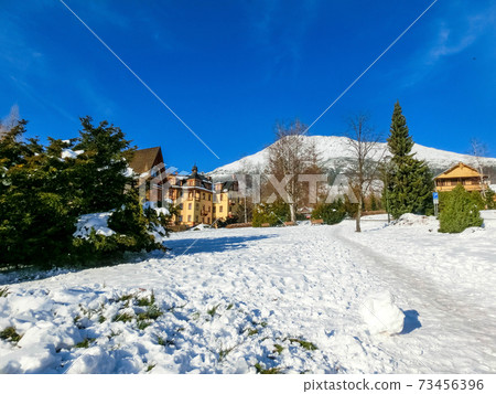 Traditional house in Stary Smokovec. Slovakia 73456396
