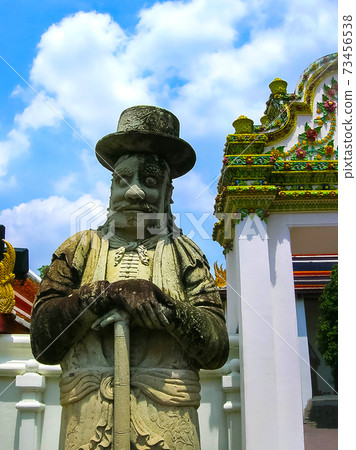 Guard Daemon - Royal Palace, Bangkok, Thailand. 73456538