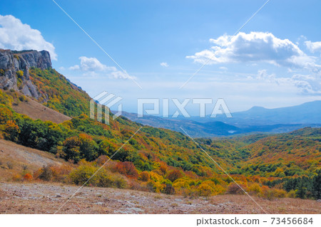 Crimean mountains at the sunny summer day. 73456684