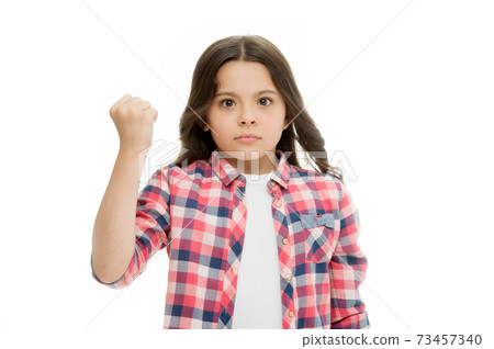 Punch you in your face. Stop bullying movement. Girl Punch you in your face. Stop bullying movement. Girl 73457340