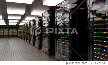 Servers. Server room data center. Backup,...-插圖素材 [73457461] - PIXTA圖庫