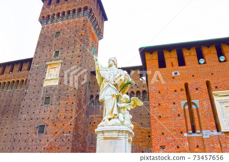Sforza 's castle in milan Sforza 's castle in milan 73457656