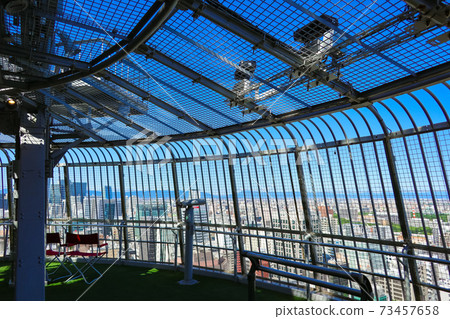 電視塔和天文台的景色<愛知縣名古屋市> 電視塔和天文台的景色<愛知縣名古屋市> 73457658