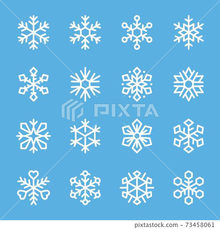 snowflake icon set snowflake icon set 73458061