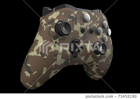 Realistic video game controller isolated on... - Stock Illustration ...