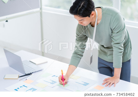 Businessman working Businessman working 73458402