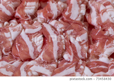 Pork rib slice 73458430